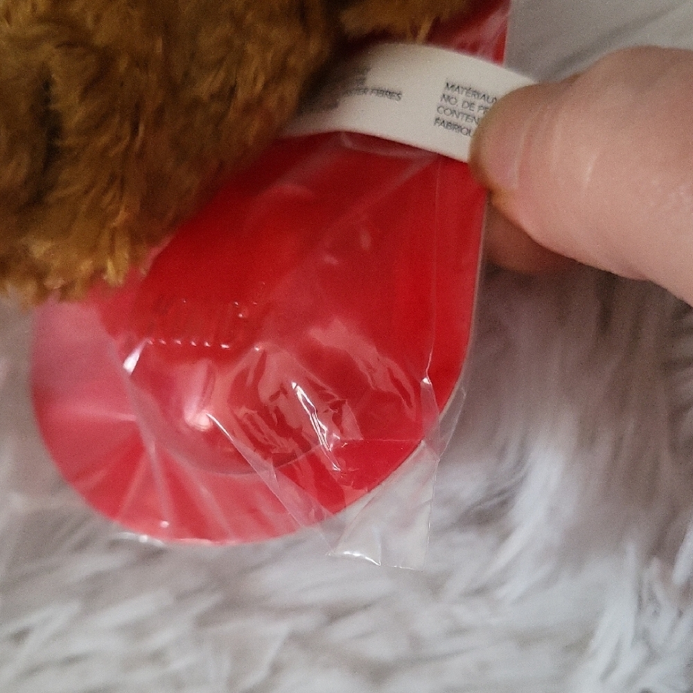KONG Plush Brown Teddy Bear Dog Toy, Size XS, NEW - Picture 5 of 7